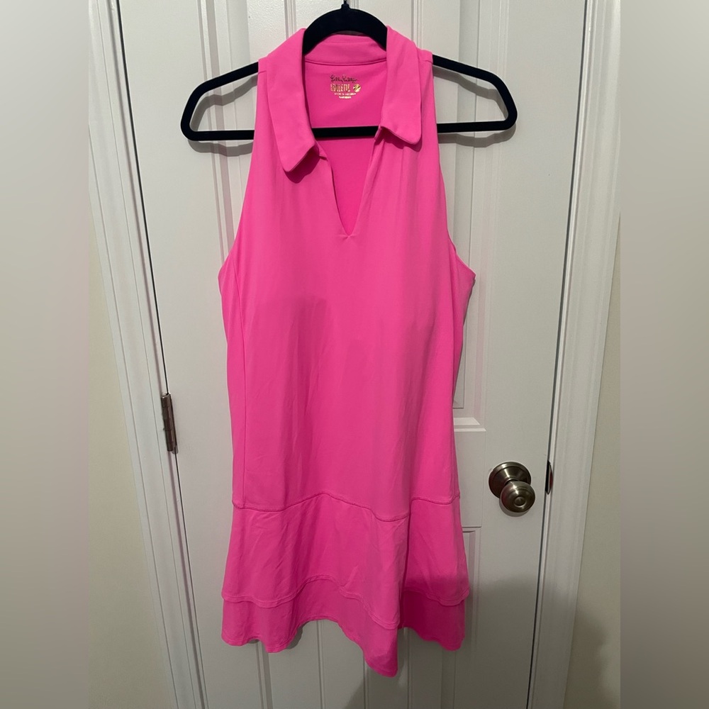 Lilly Pulitzer Vibrant Pink Tennis Dress